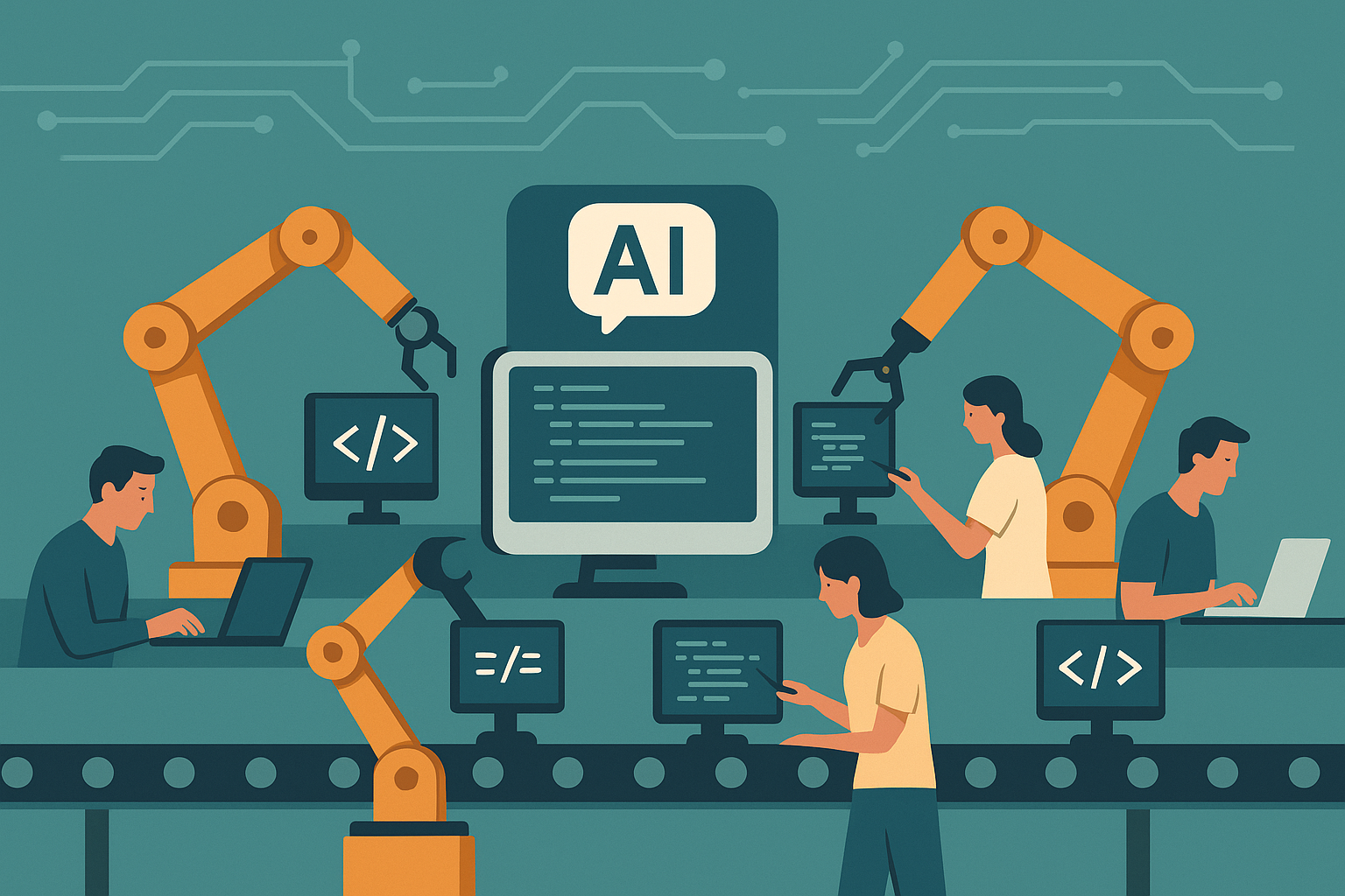 From AI Assembly Lines to Orchestrators: Two New Paths Emerging in Software Engineering?