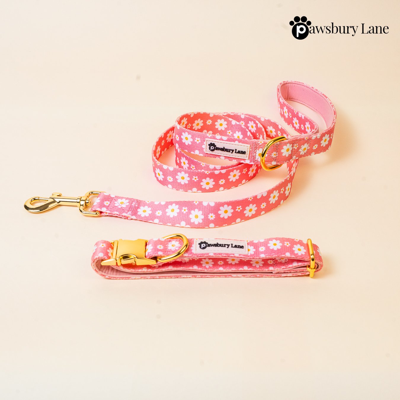 Daisy Blush - Collar and Leash Set