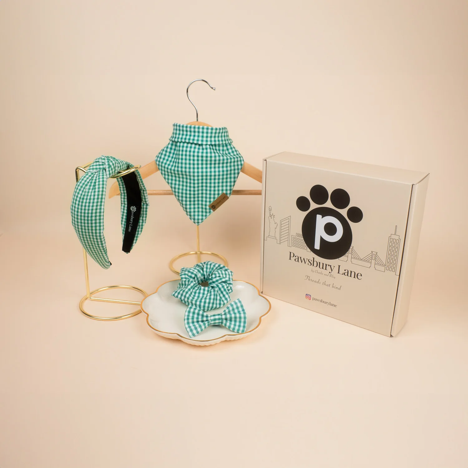Green Gingham - Bundle & Save