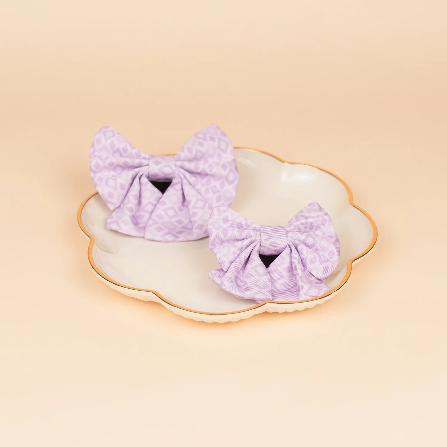 Lilac Diamonds - Sailor Bow