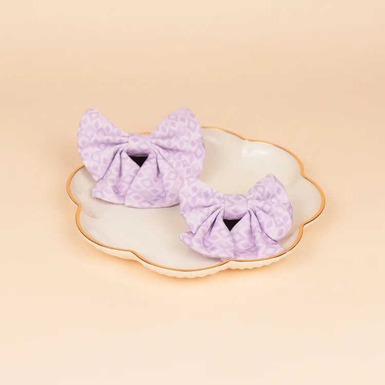 Lilac Diamonds - Sailor Bow