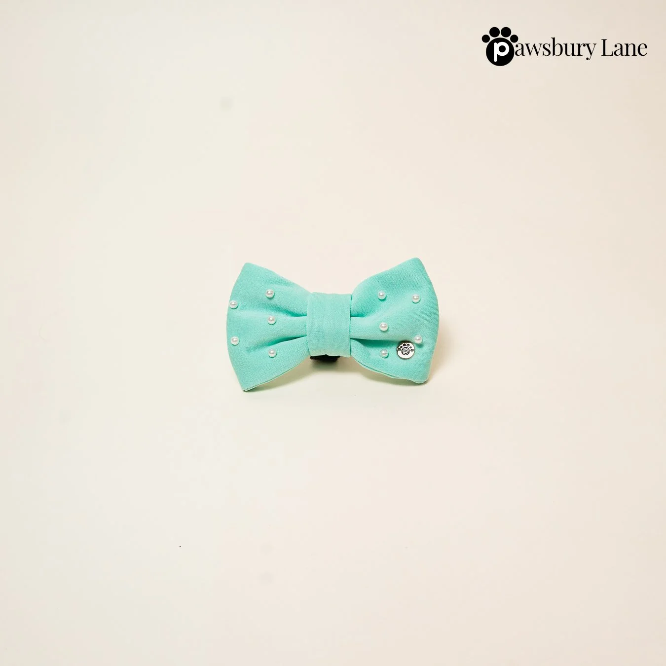 Sugar and Pearls - Seafoam - Pet Bow Tie