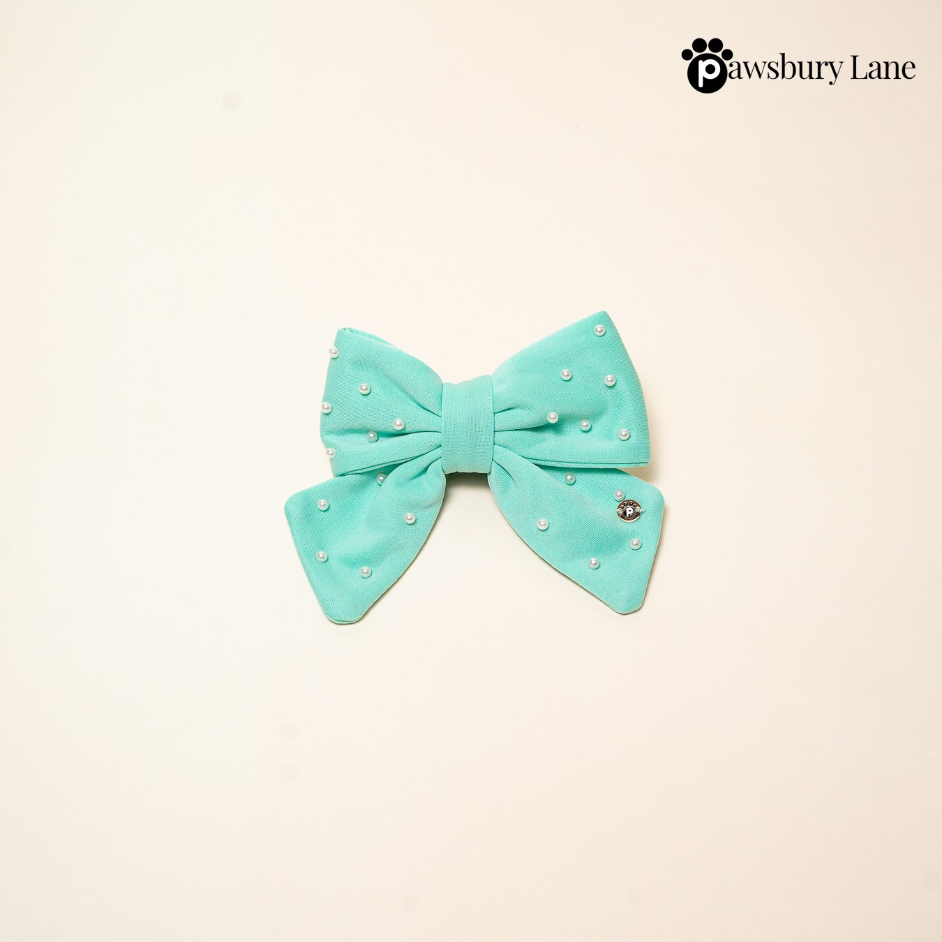 Sugar and Pearls - Seafoam - Pet Sailor Bow