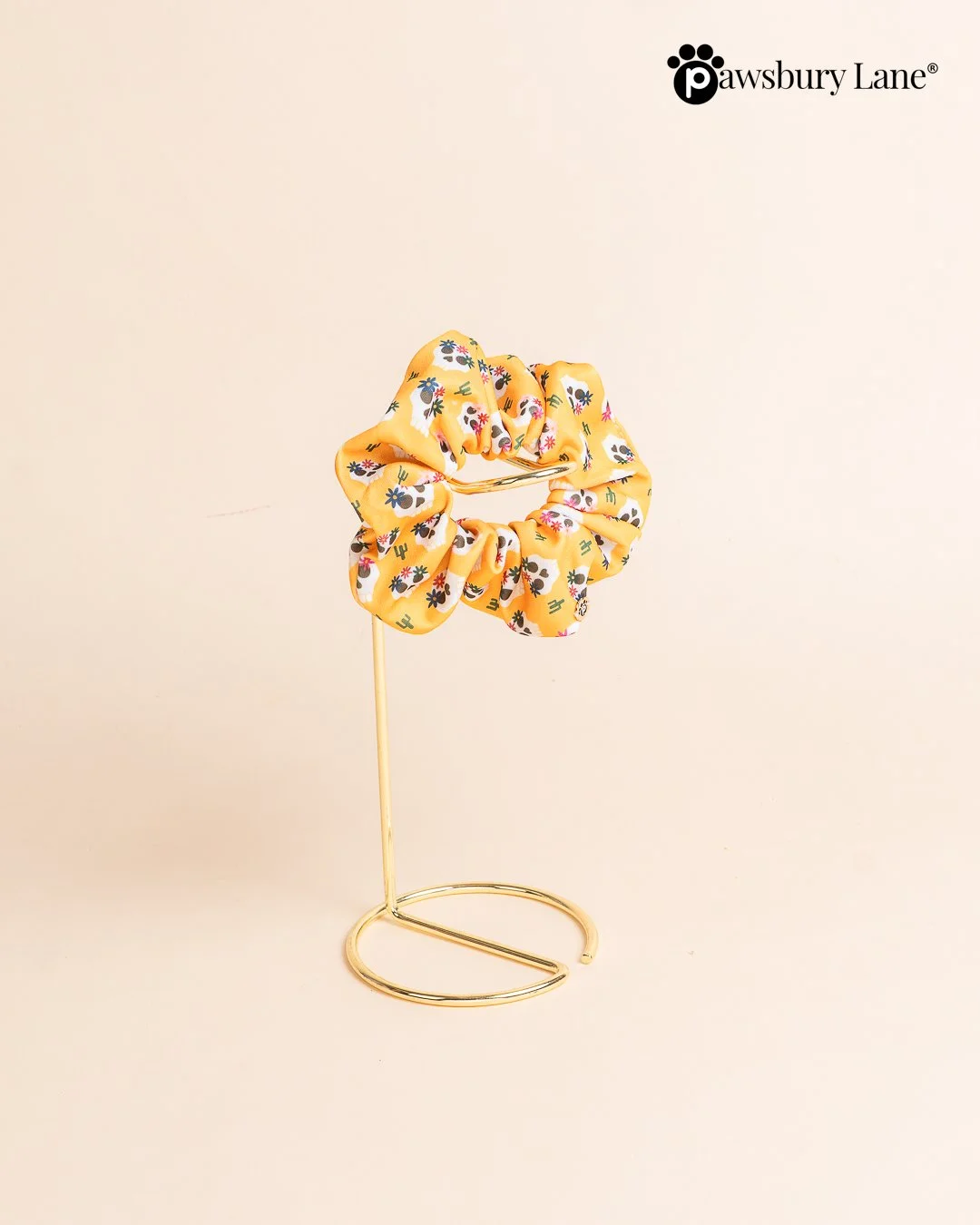 Skulls and Wildflowers - Scrunchie