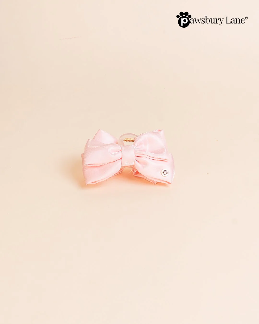 The Satin Collection - Bow Claw Clip - Blush Pink