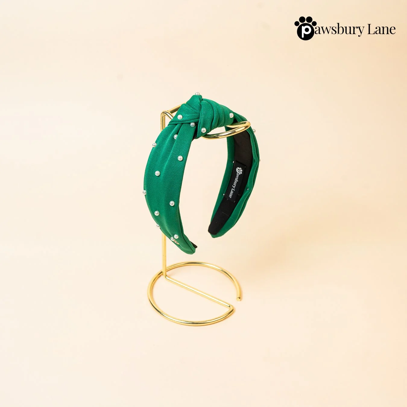 Sugar and Pearls - Mistletoe Green - Headband