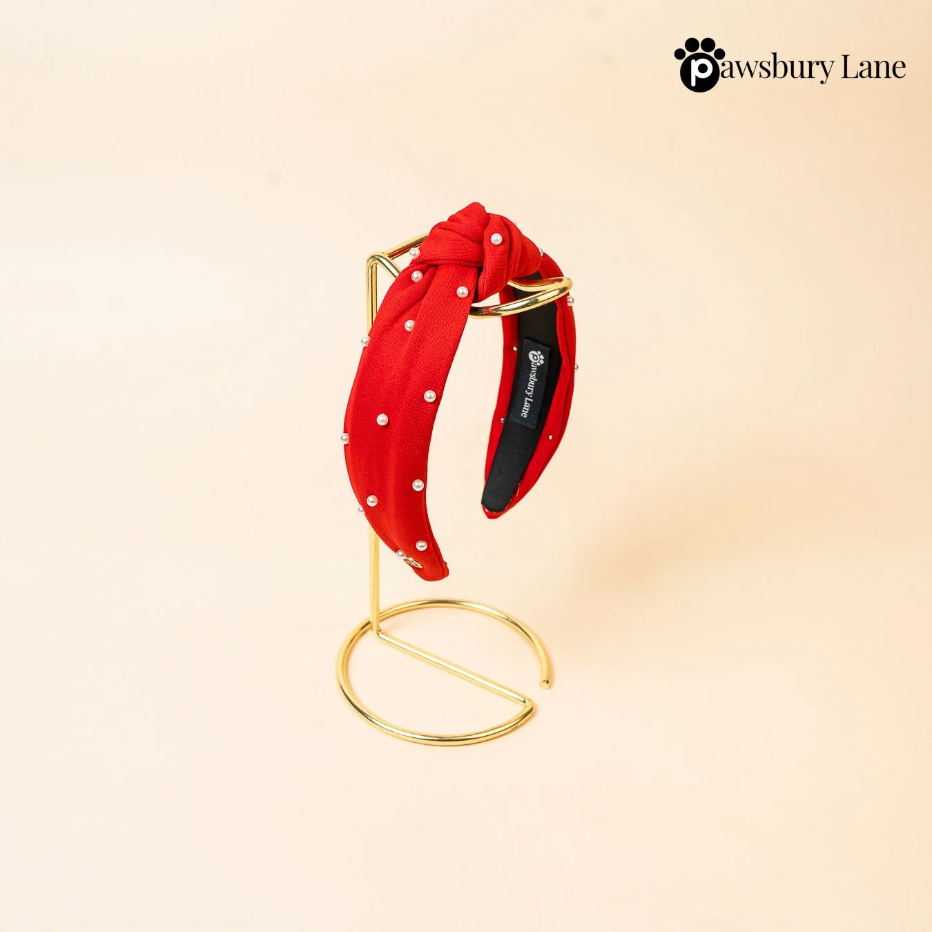 Sugar and Pearls - Holly Red - Headband