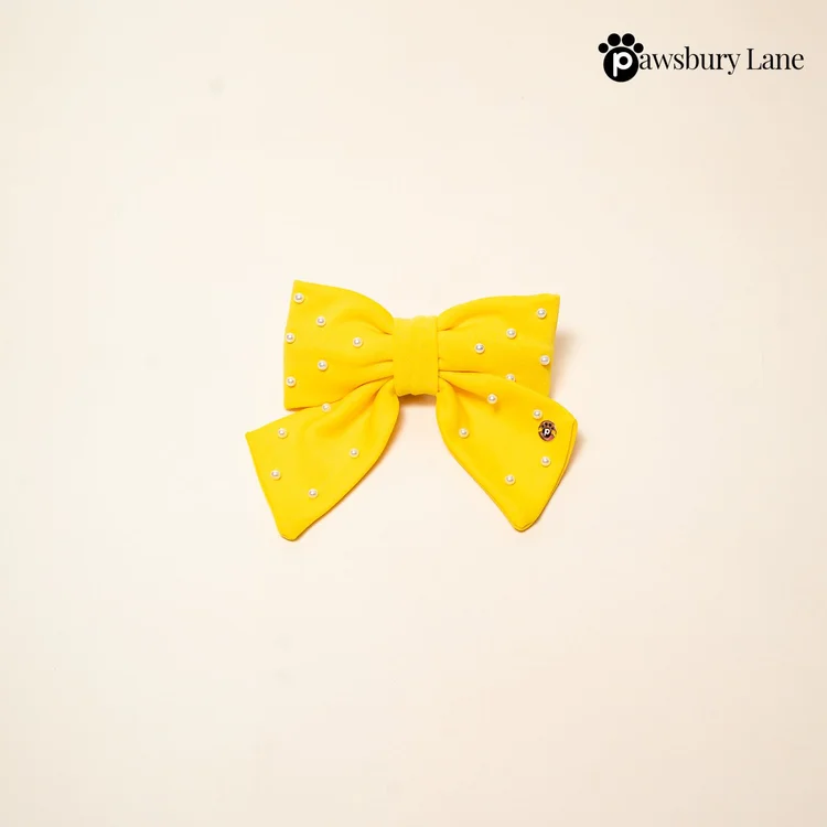 Sugar and Pearls - Sunshine - Pet Sailor Bow