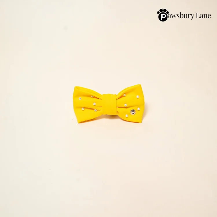 Sugar and Pearls - Sunshine - Pet Bow Tie