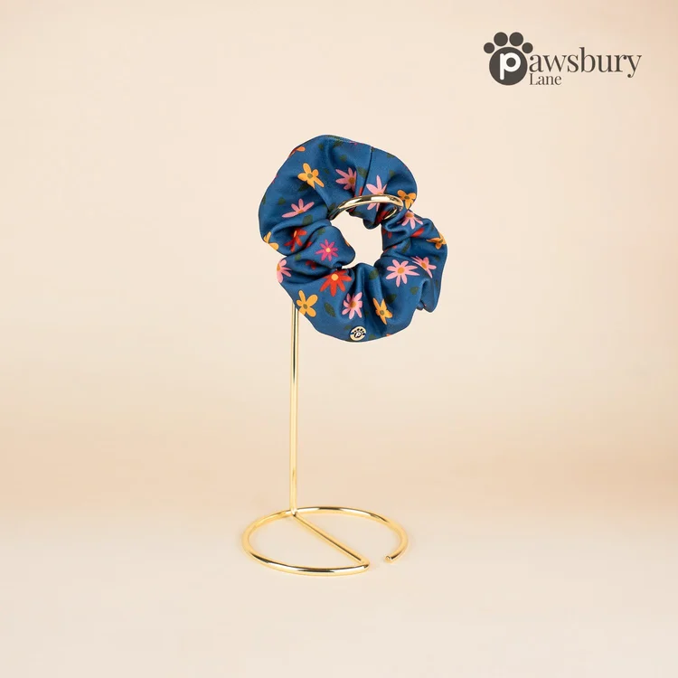 Midnight Blooms - Scrunchie