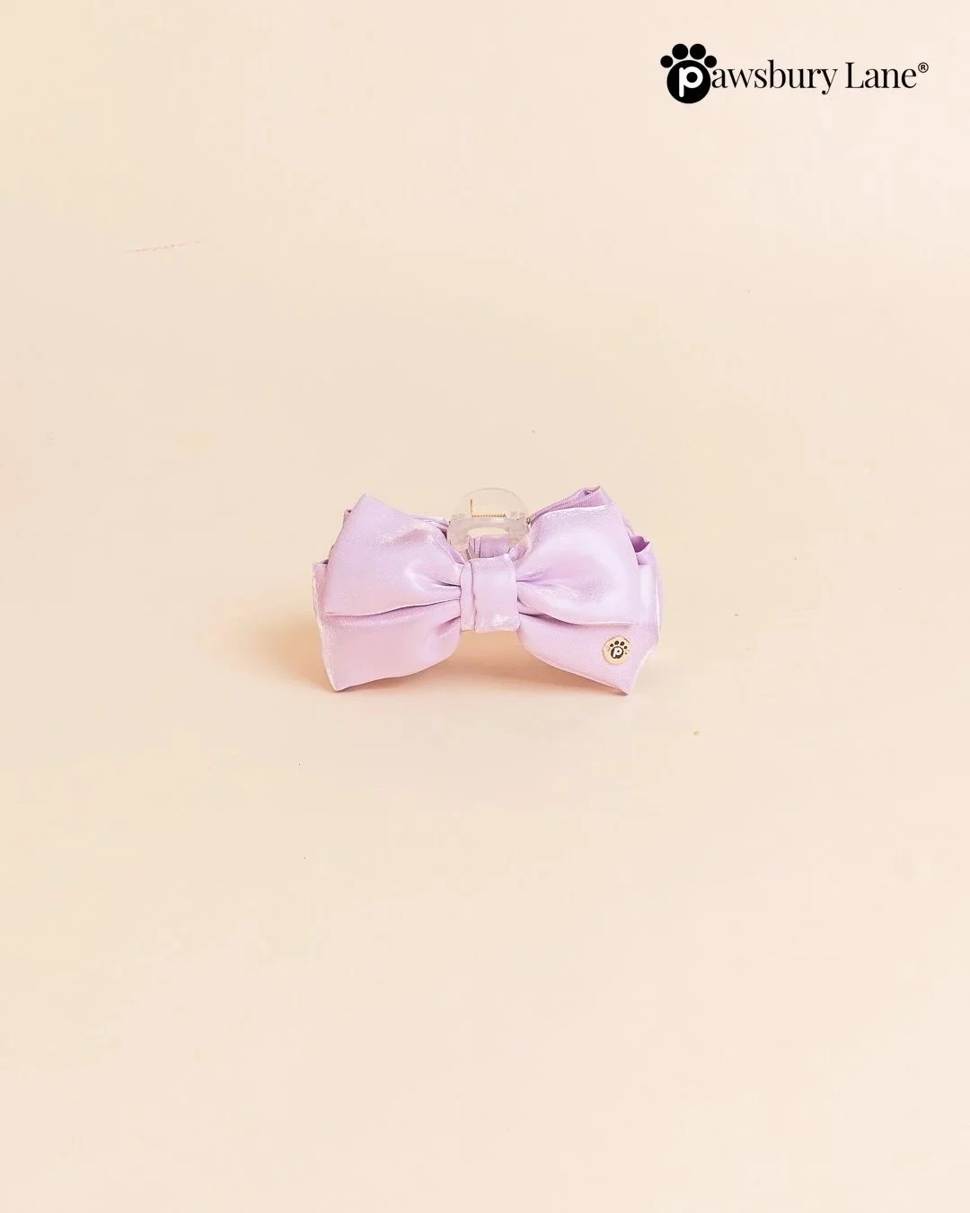The Satin Collection - Bow Claw Clip - Lilac