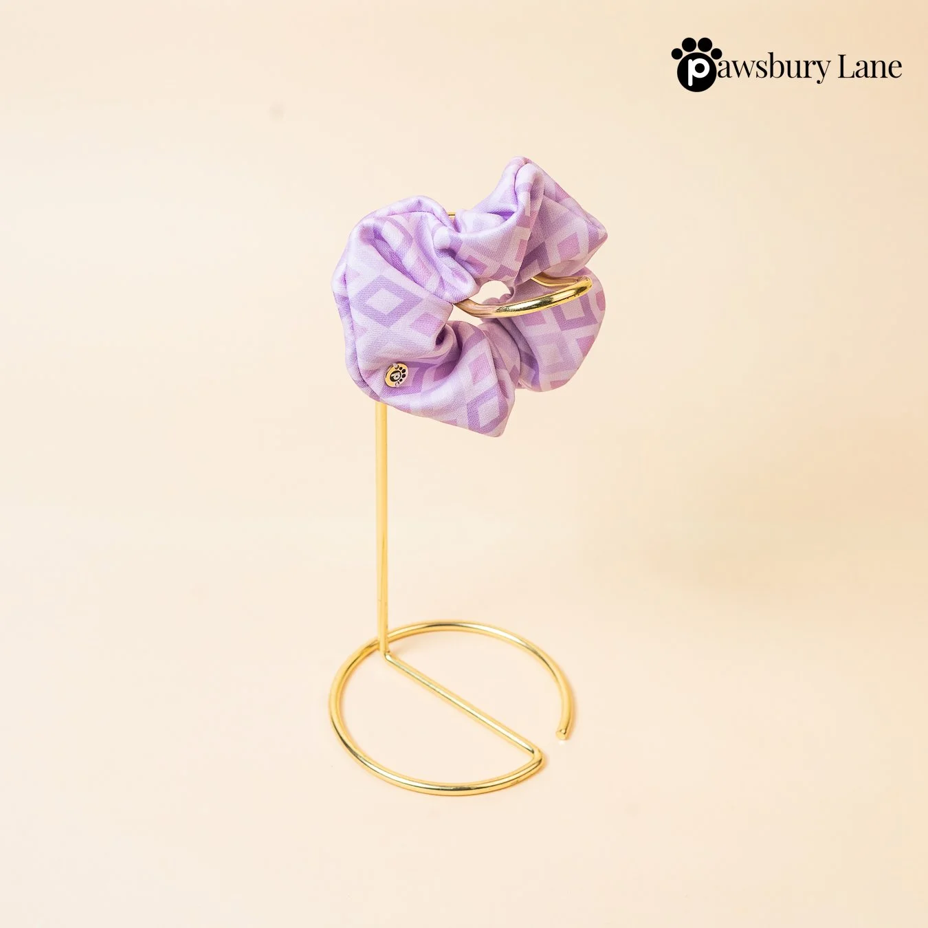 Lilac Diamonds - Scrunchie