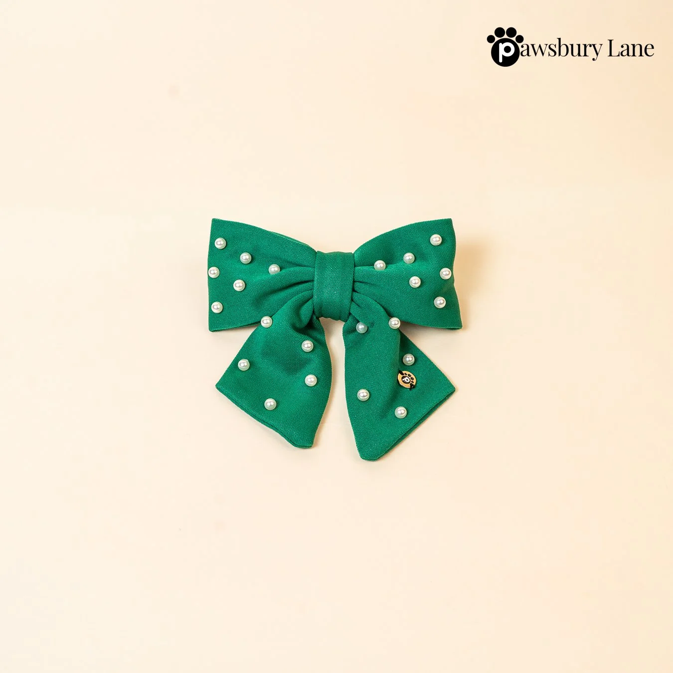 Sugar and Pearls - Mistletoe Green - Hair Bow - For You