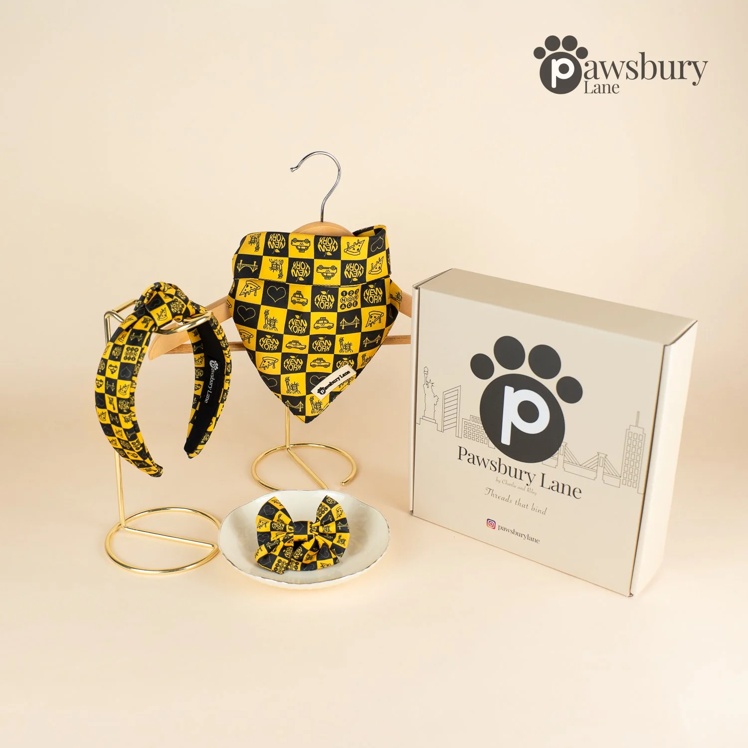 NYC Big Yellow Taxi  - Bundle & Save (With Sailor Bow)