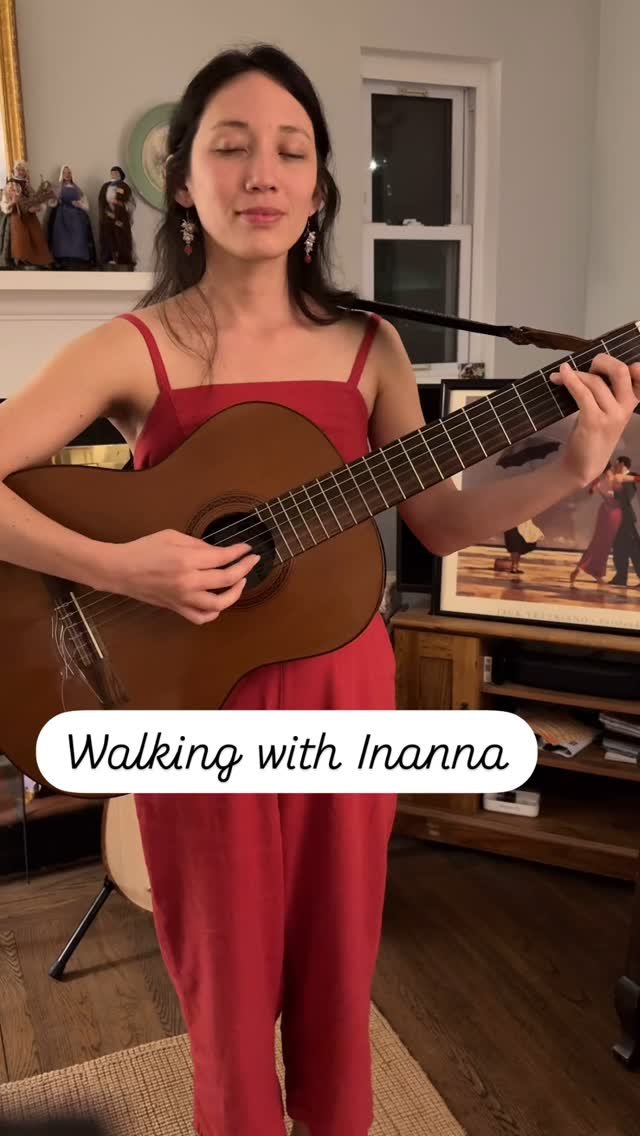 It’s been a while since I wrote a full song~
This one started to come through right after Hurricane Helene, and the rest I wrote this week 💫
I’ll be playing music at the RAD market this Wednesday 4/30 3-6pm 🌺
~Walking with Inanna~
O