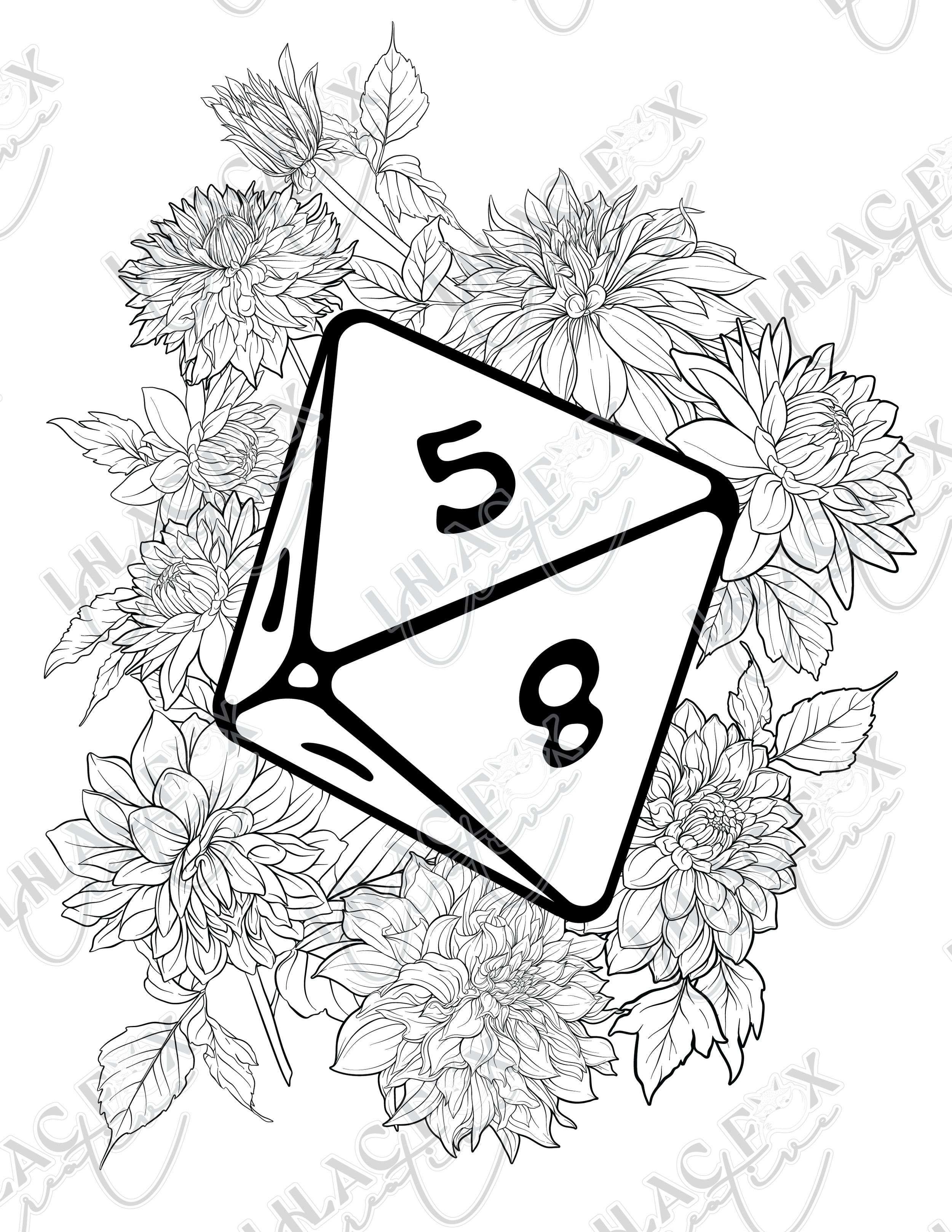 RPG Dice_D8 Dahlia.png