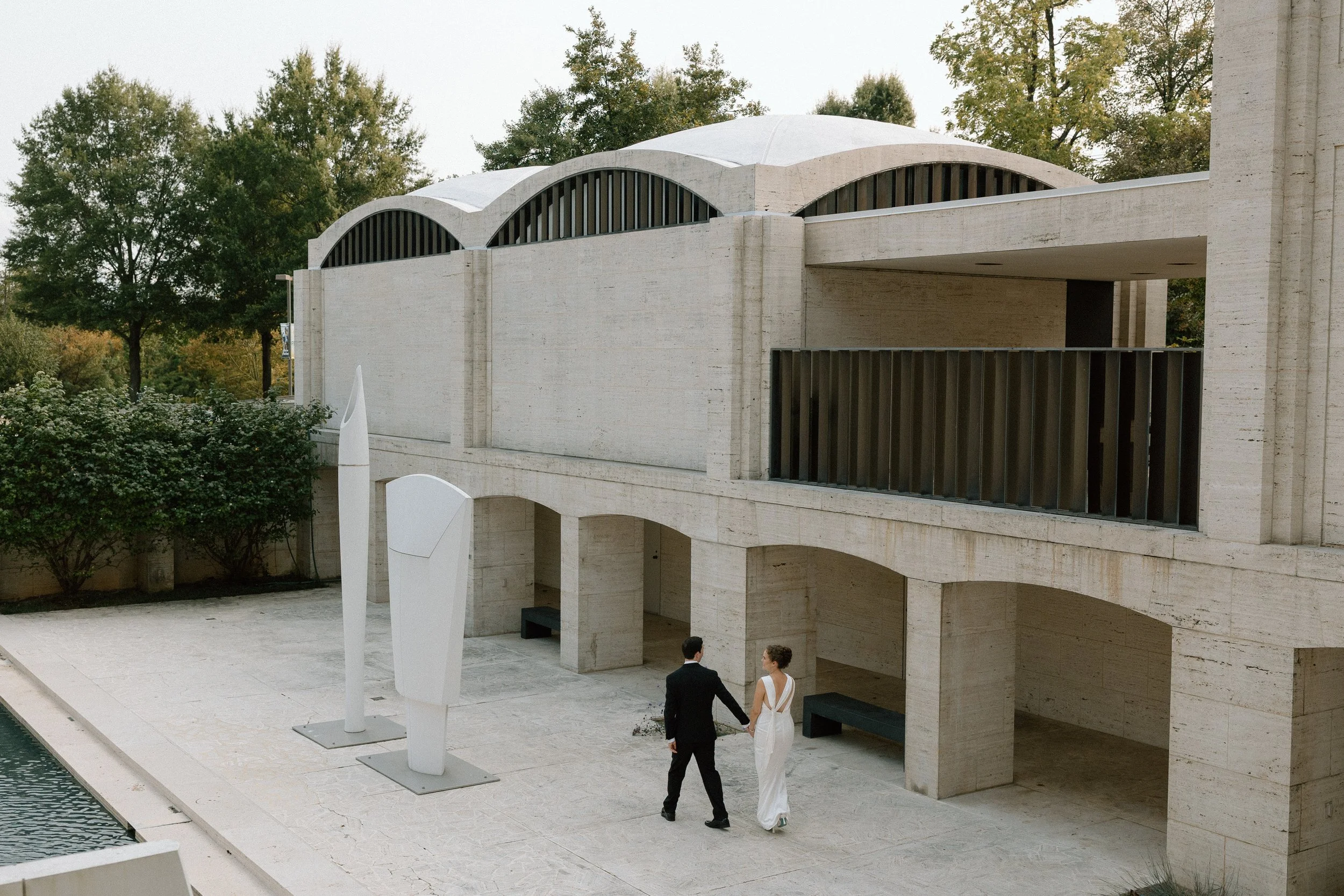 Jenna + Dom | Kreeger Art Museum Elopement | Washington, DC