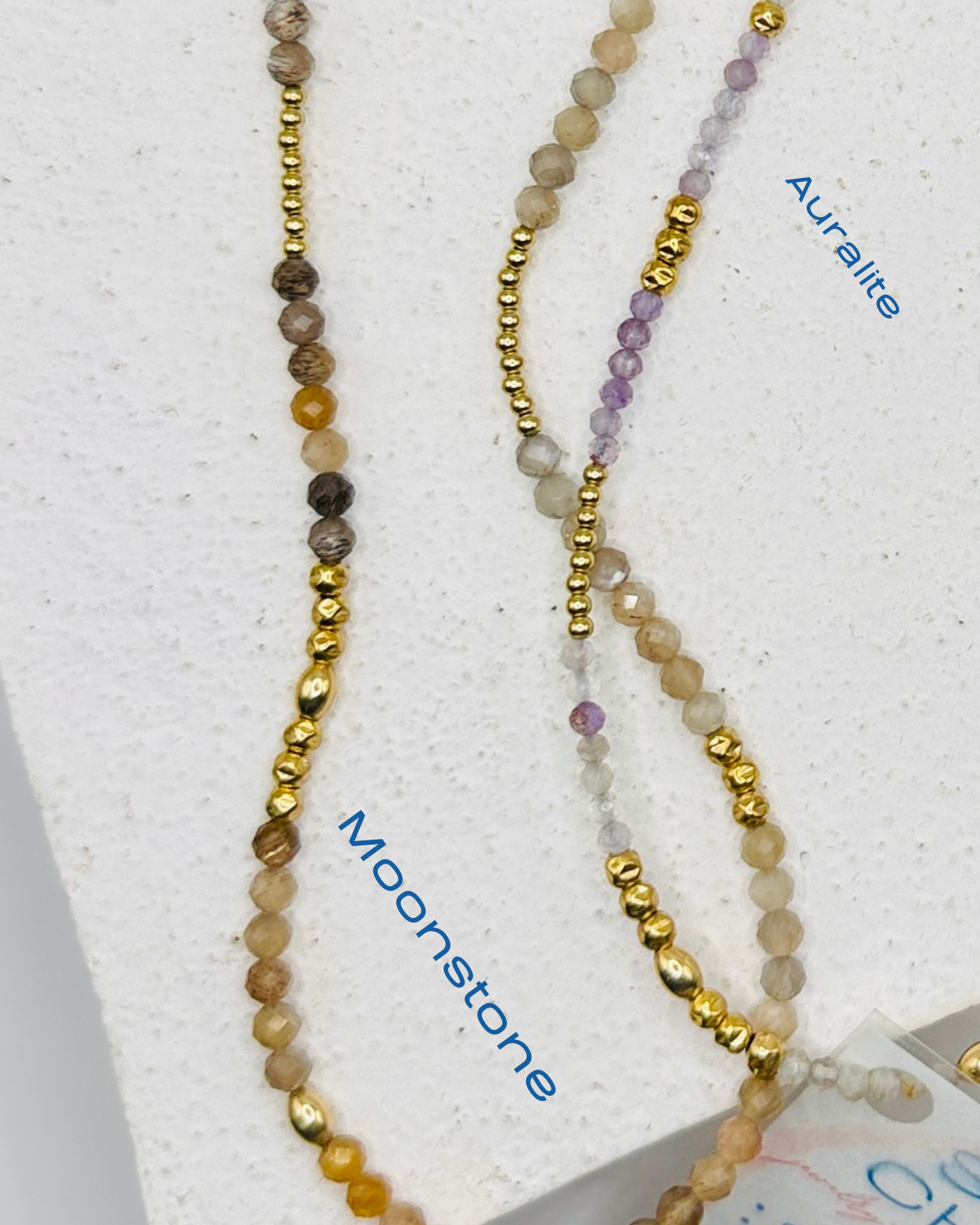 Moonstone Beaded Necklace