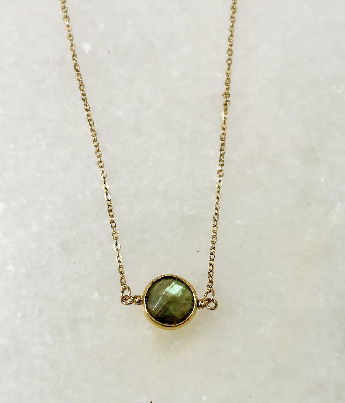Labradorite Crystal Necklace