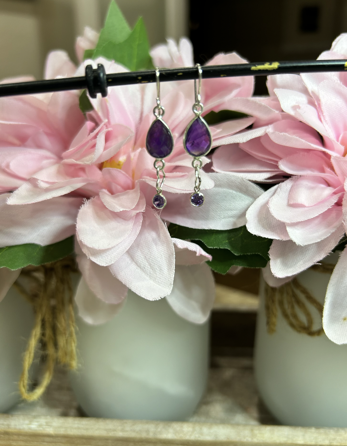 Amethyst Dangle Earrings