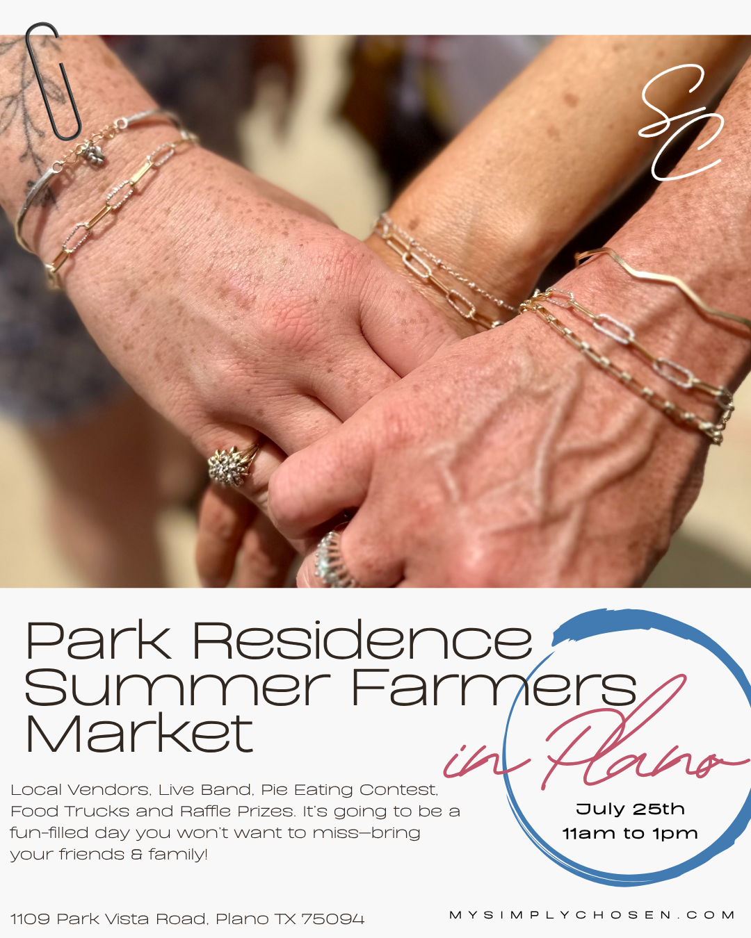 Park Residences Plano Summer Farmers Market – July 25th