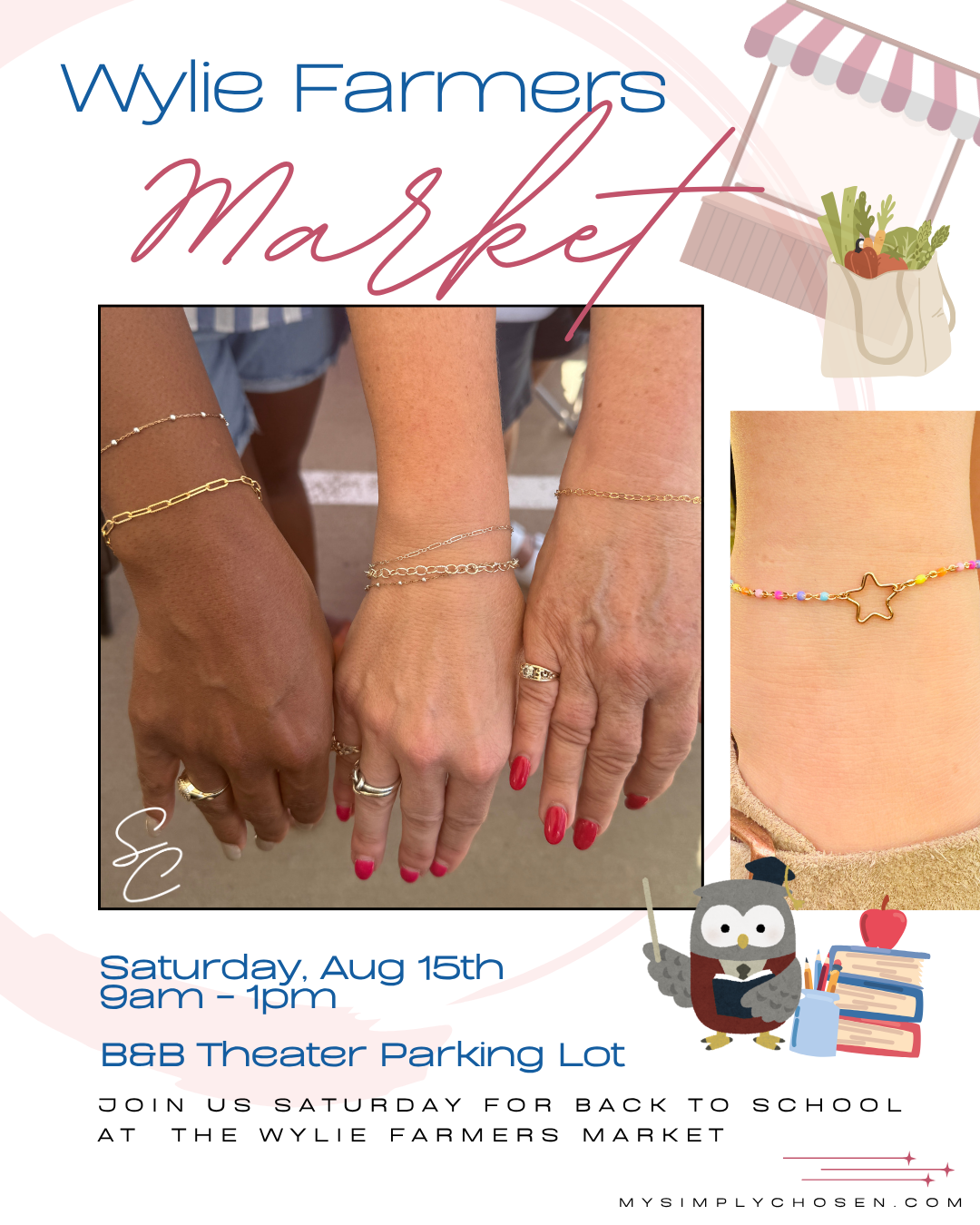 Wylie Farmers Market - Back to School - August