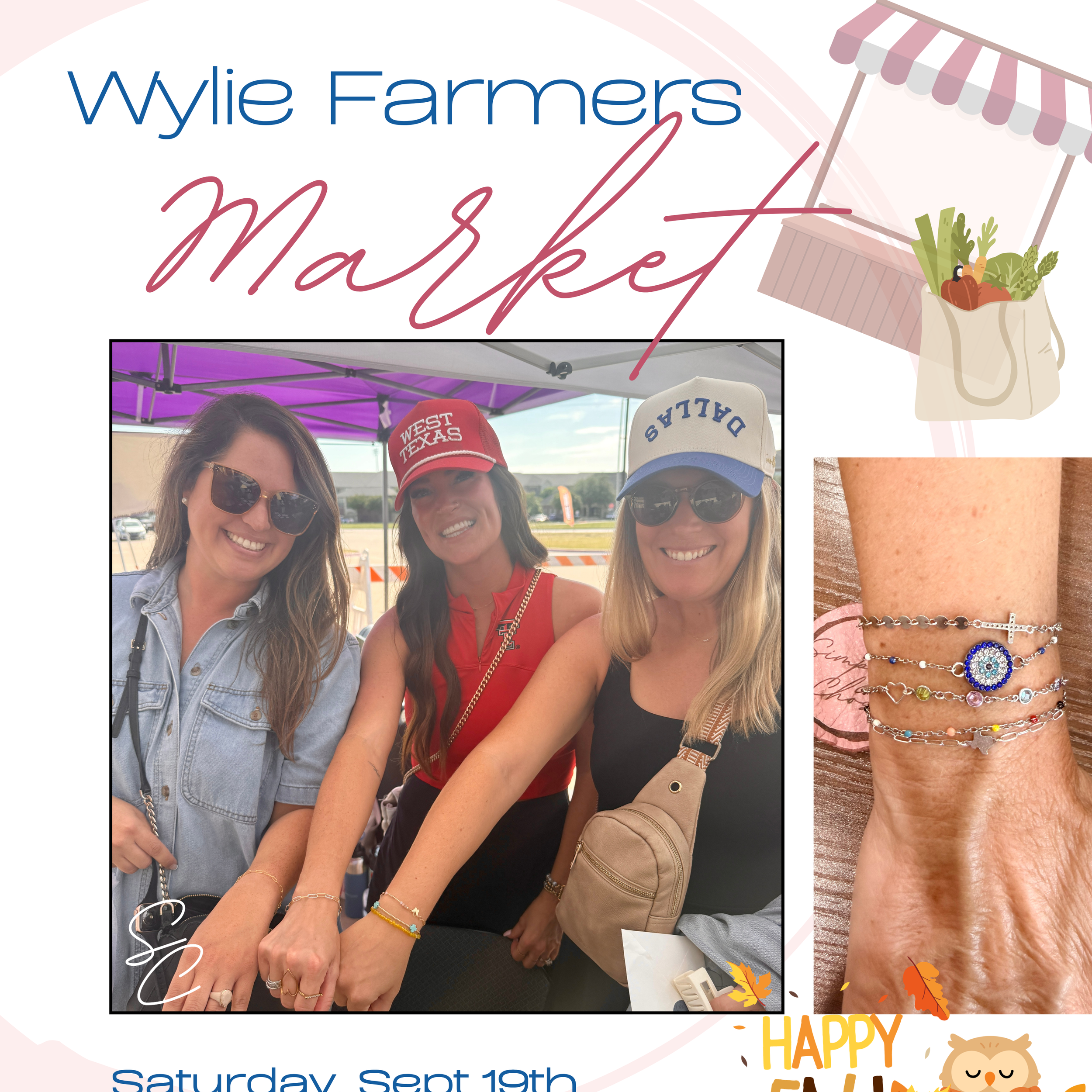 Wylie Farmers Market | Permanent Jewelry Wylie TX | September