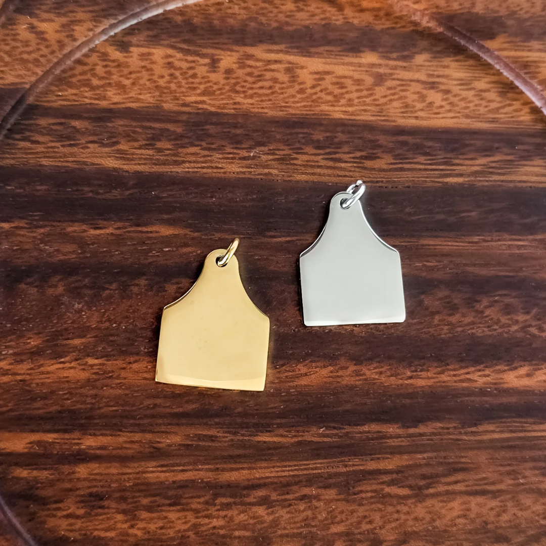 Cow Tag Charms