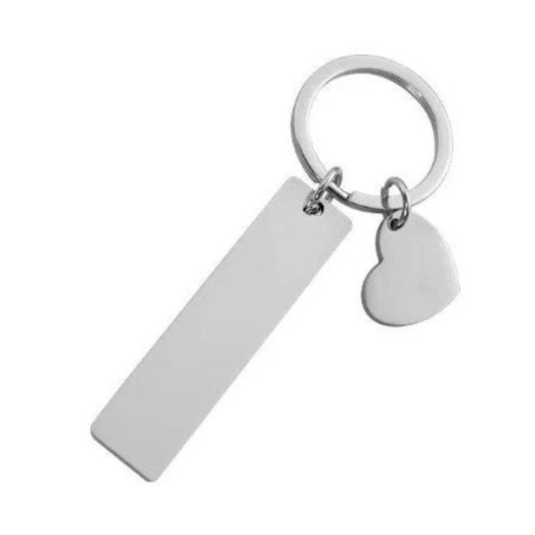 Heart Tag Keychain