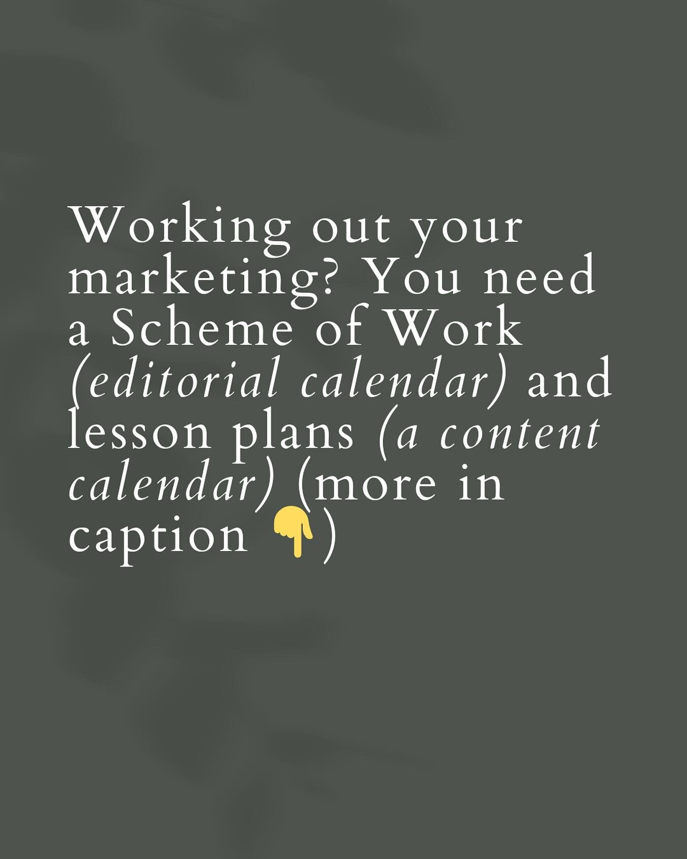 Say what now?
The Scheme of Work is your overarching planning, where you create long-term planning in order to establish the outcomes you want your students (and you as the teacher or guide) to achieve, the strategy and approaches you&rsquo;ll adopt 