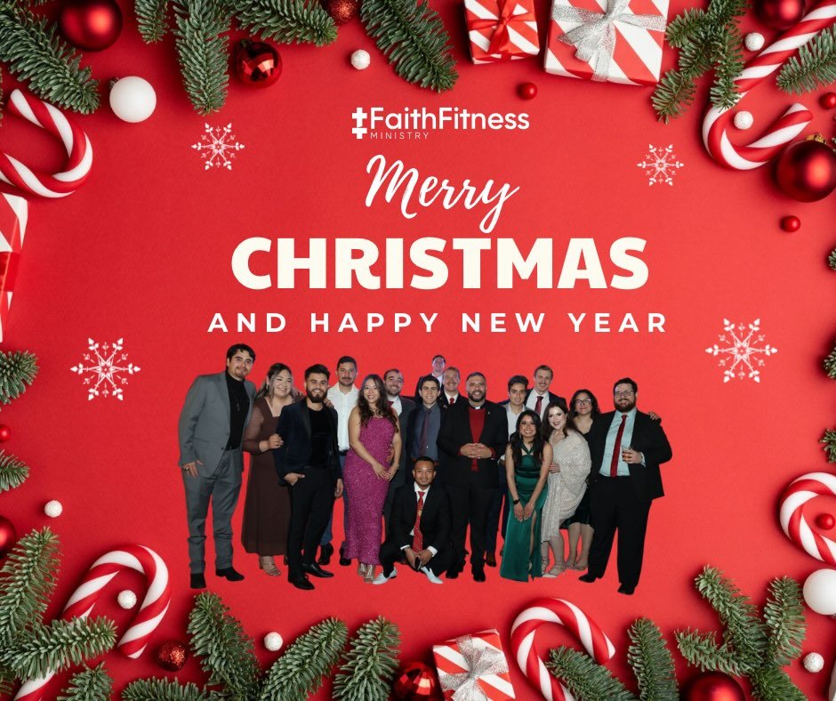 🎄✨ From the Faith Fitness Ministry Team ✨🎄

We wish you a very Merry Christmas 🎅🤶 and a Happy New Year 🎆🎇!

May this season be filled with joy 😊, peace, health ❤️&zwj;🩹, and abundant blessings 🙏✨ for you and your family 👨👩👧👦❤️.

Thank yo