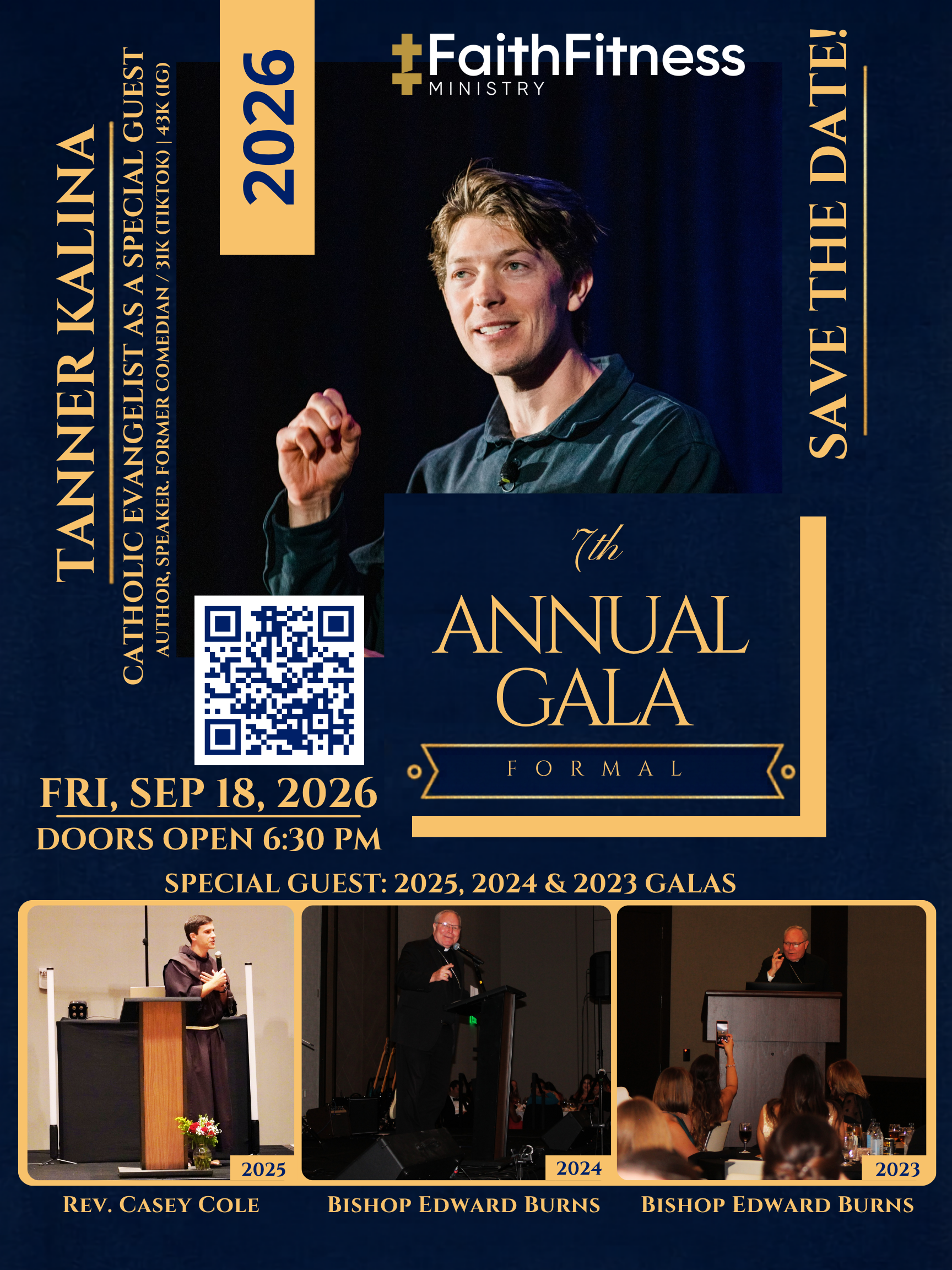 7th Annual Faith Fitness Gala. A Night at the Vatican