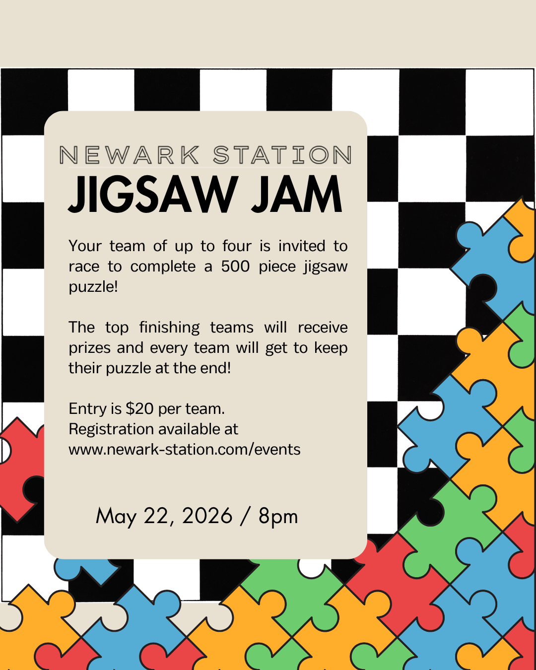 Jigsaw Jam: May 22, 2026