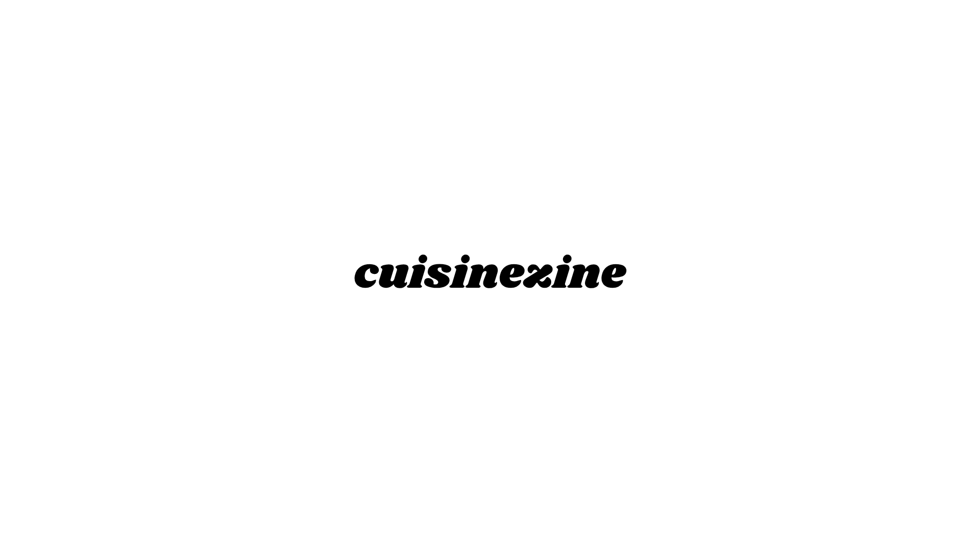 Cuisinezine