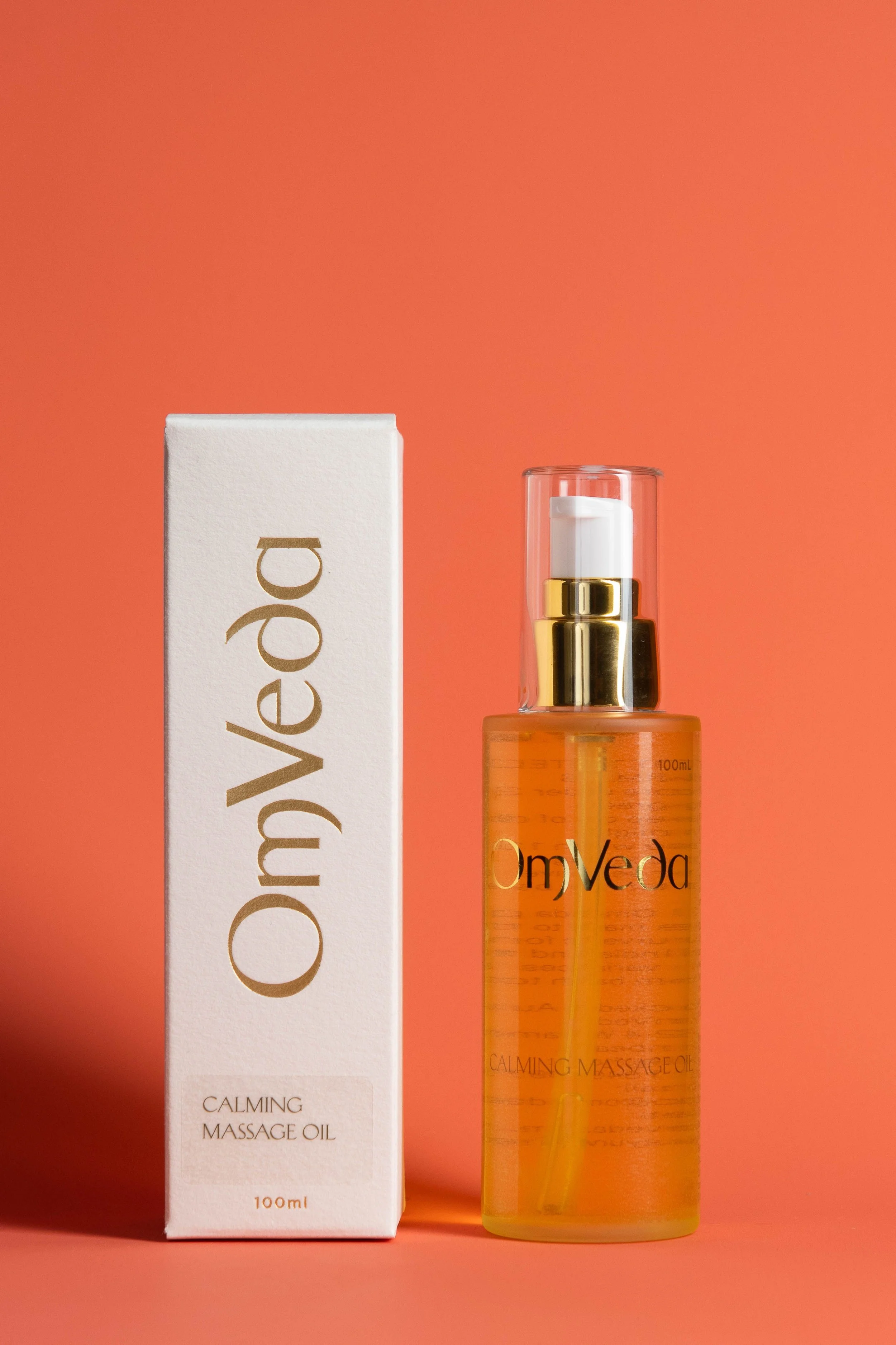 OmVeda Calming Body Oil 100ml – Ayurvedic Oil for Relaxation