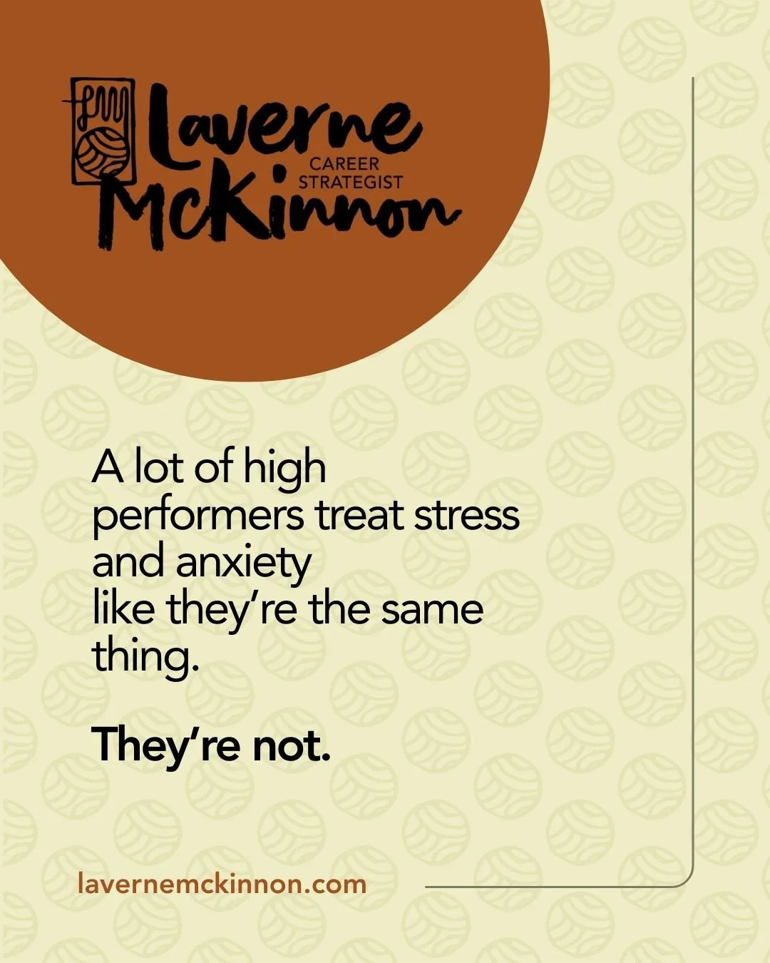 If the situation is over but your body is still acting like it isn&rsquo;t, pay attention.

A lot of high performers treat stress and anxiety like they&rsquo;re the same thing. They&rsquo;re not. Stress usually has an external trigger you can name. A