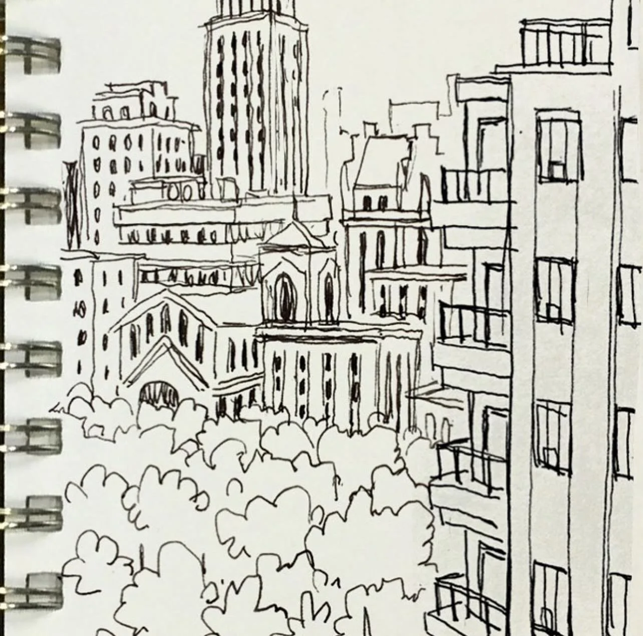 Columbus Circle summers