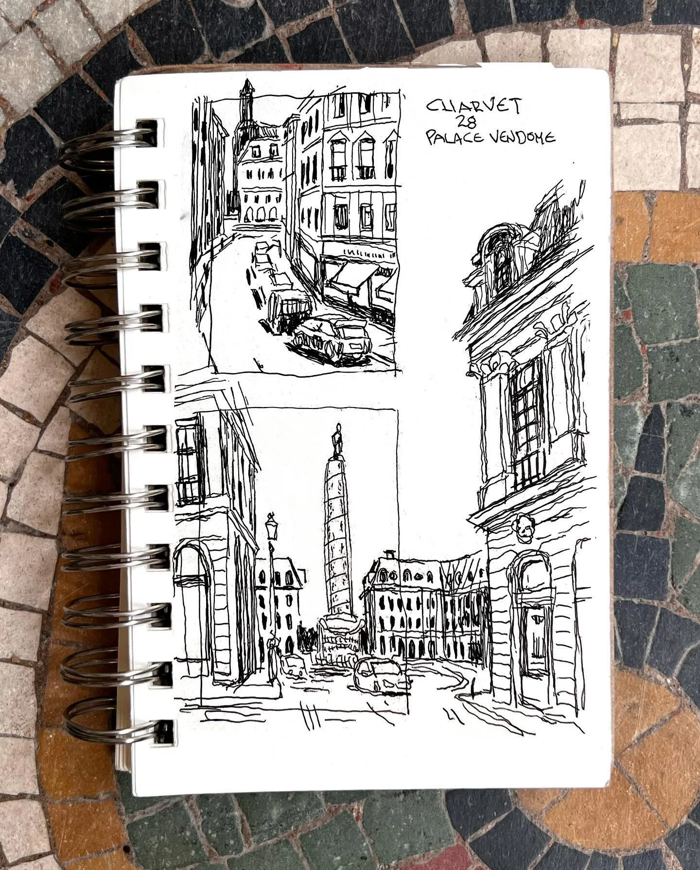 Place Vend&ocirc;me and its spiraling 143 ft column inspired by Trajan&rsquo;s Column, commemorates the victory of Austerlitz. Legend has it the 160 ft long bronze relief that wraps around the monument was cast of captured Russian and Austrian cannon