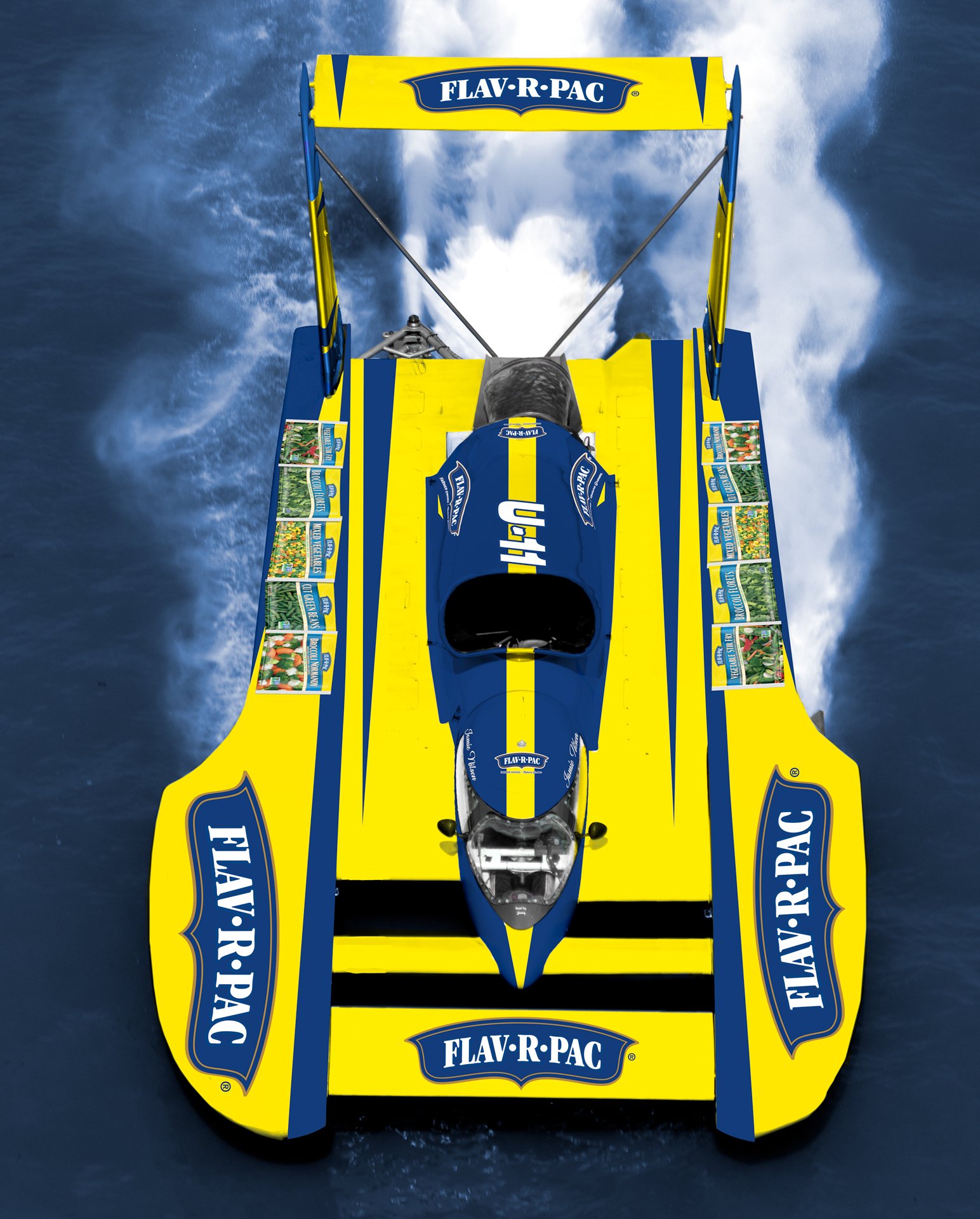 FOR IMMEDIATE RELEASE
May 1, 2025
FLAV-R-PAC Joins Unlimited Racing Group LLC as Title Sponsor for U-11 Hydroplane
Cle Elum, WA — Unlimited Racing Group LLC is thrilled to announce that FLAV-R-PAC, a leading name in frozen vegetables and a lo