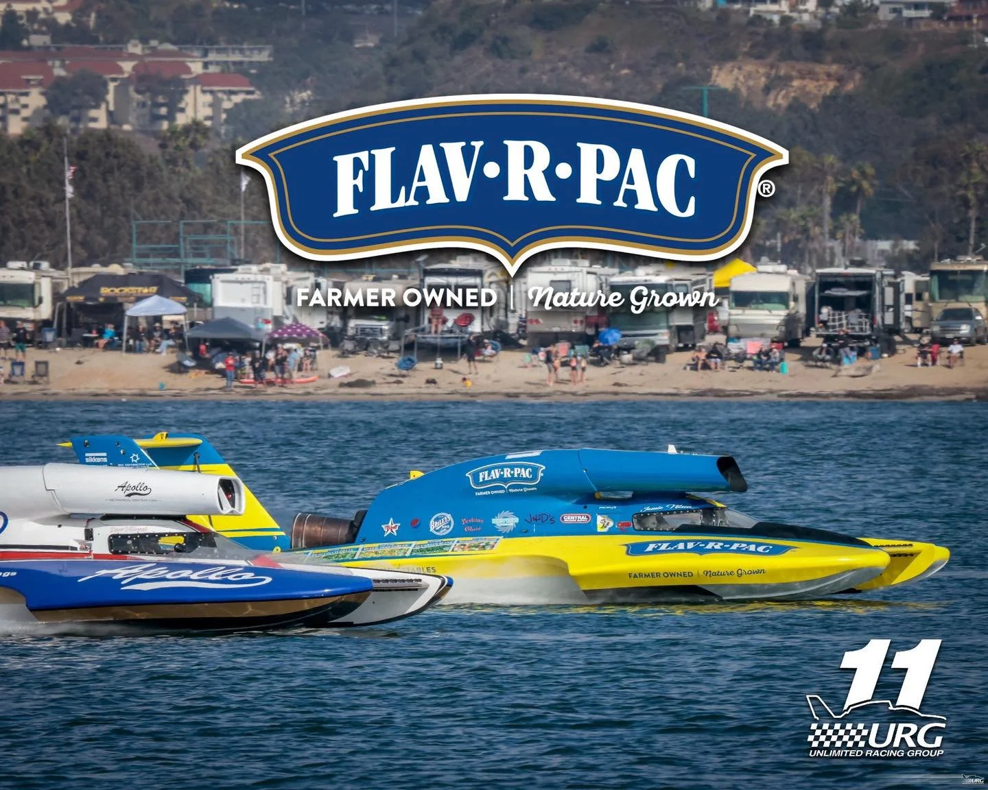 Driver Jamie Nilsen takes the U-11 Miss FLAV-R-PAC to a third place in heat 3 of the San Diego BayFair.
@sdbayfair | @h1_unlimited_hydroplanes