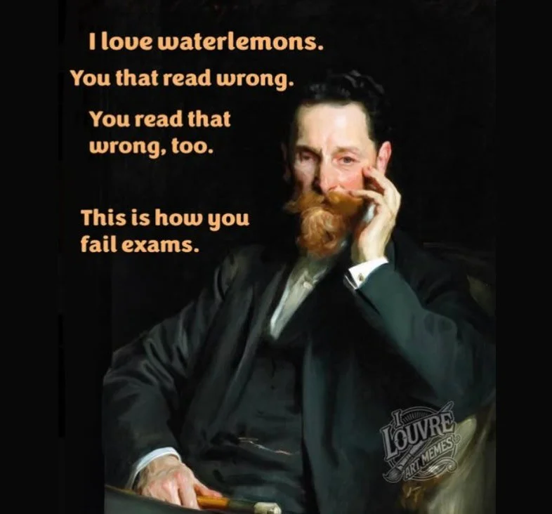 Studying for the #cfi checkride, fingers crossed for the first week in December! 
This is prob one of the best visuals from my ground instructor. When preparing for knowledge and practical exams: READ THE QUESTION SLOWLY! Take your time to understand