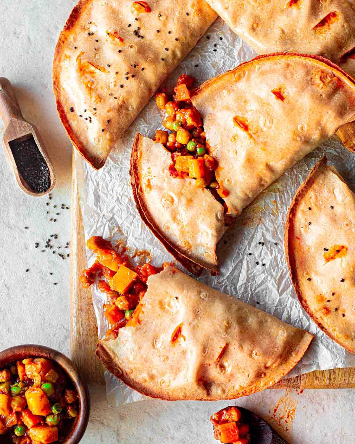 MOROCCAN CHICKPEA HANDPIES