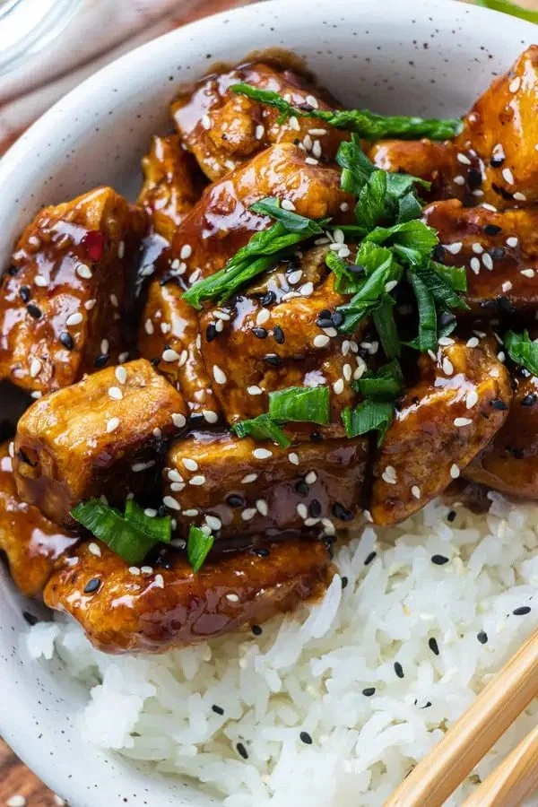 VEGAN KOREAN BBQ (CRISPY TOFU)