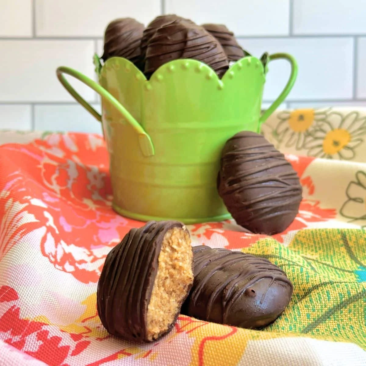 CHOCOLATE ALMOND BUTTER EASTER EGGS