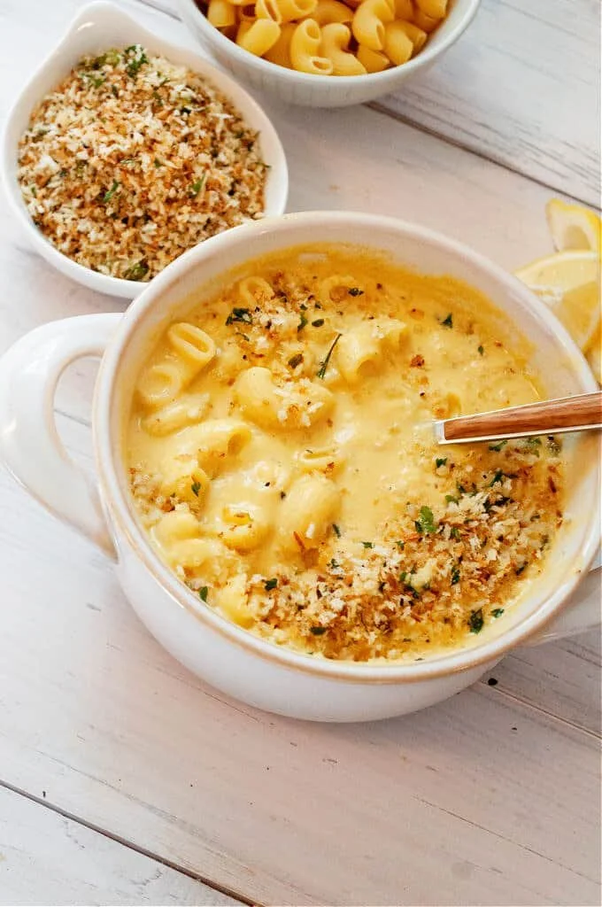 VEGAN MAC N’ CHEESE SOUP