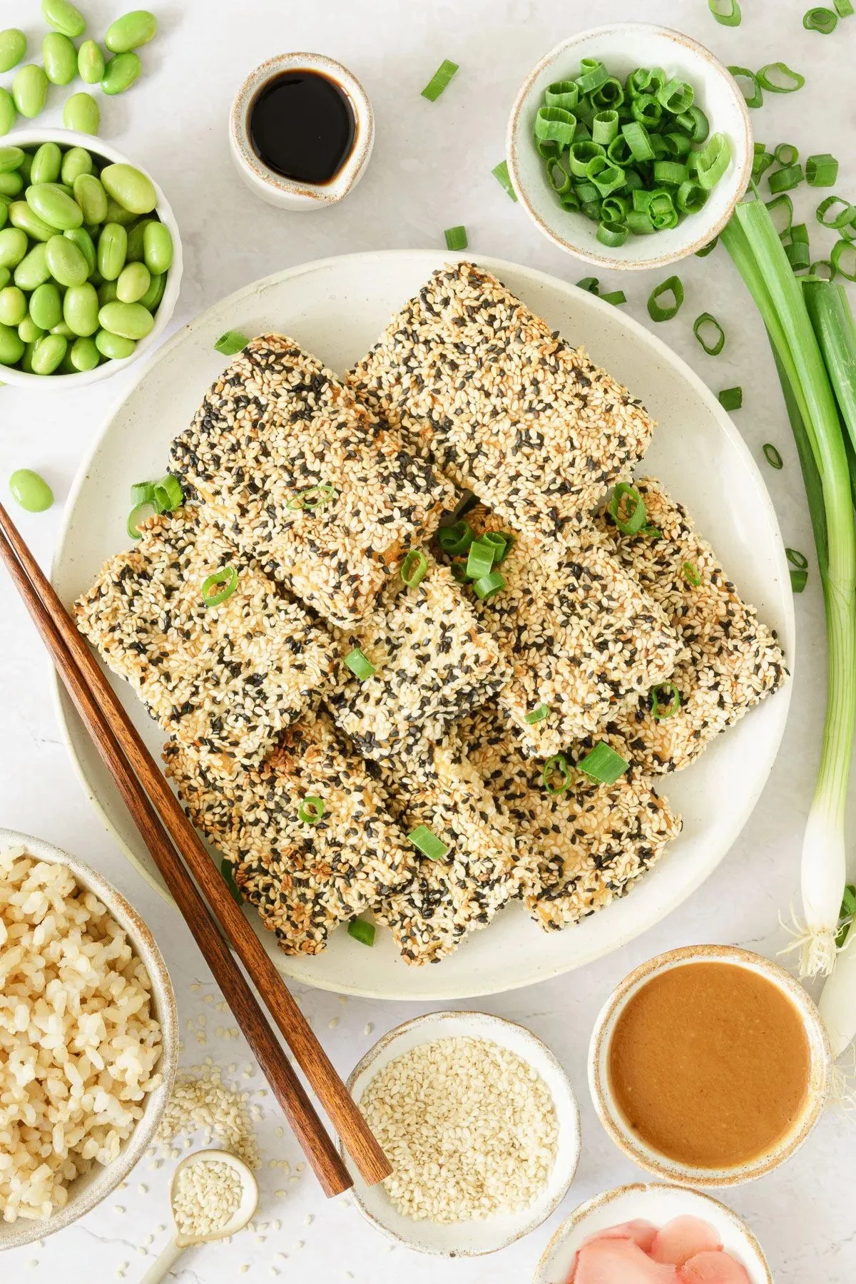 SESAME CRUSTED TOFU