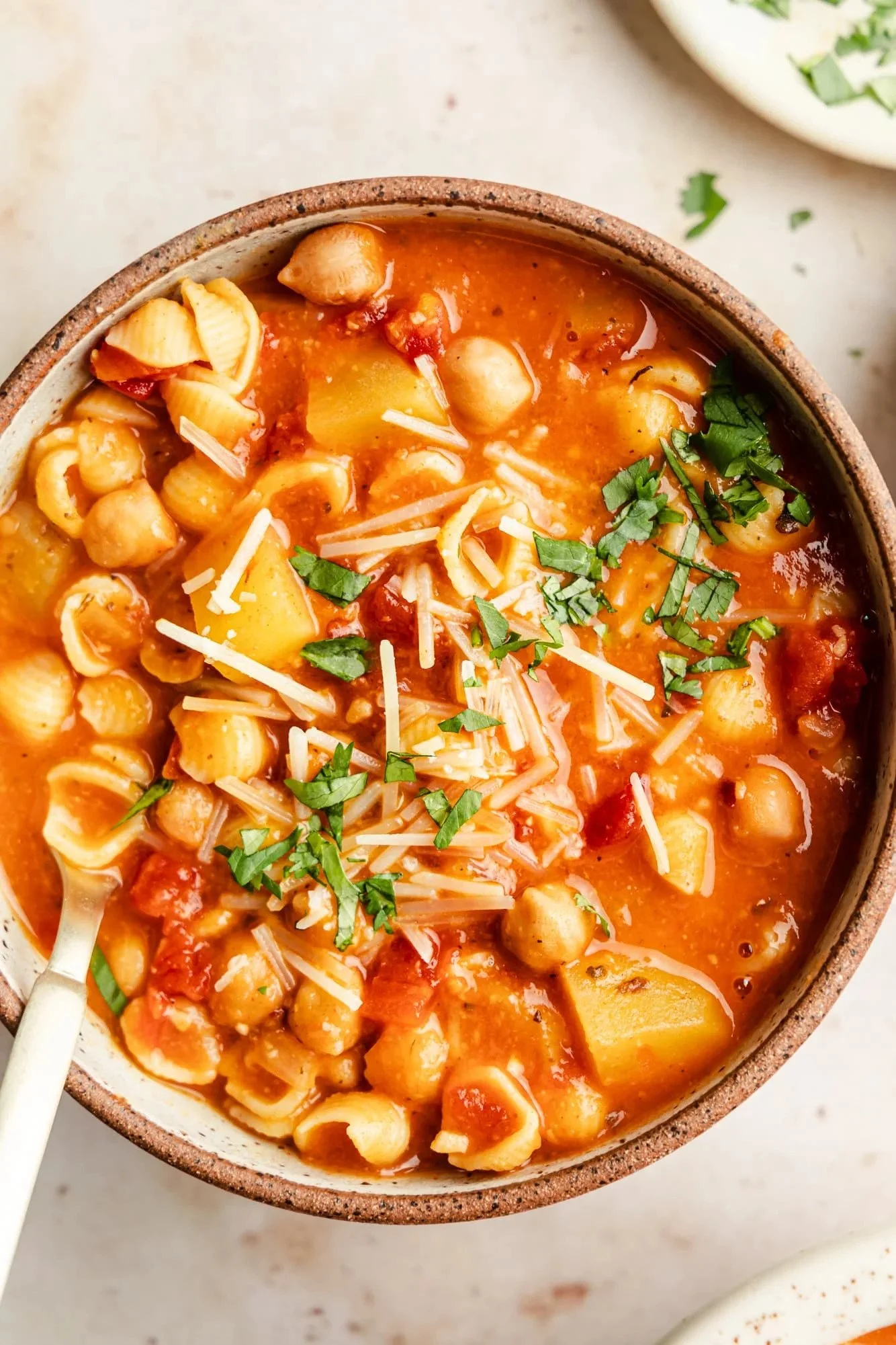ITALIAN CHICKPEA NOODLE SOUP