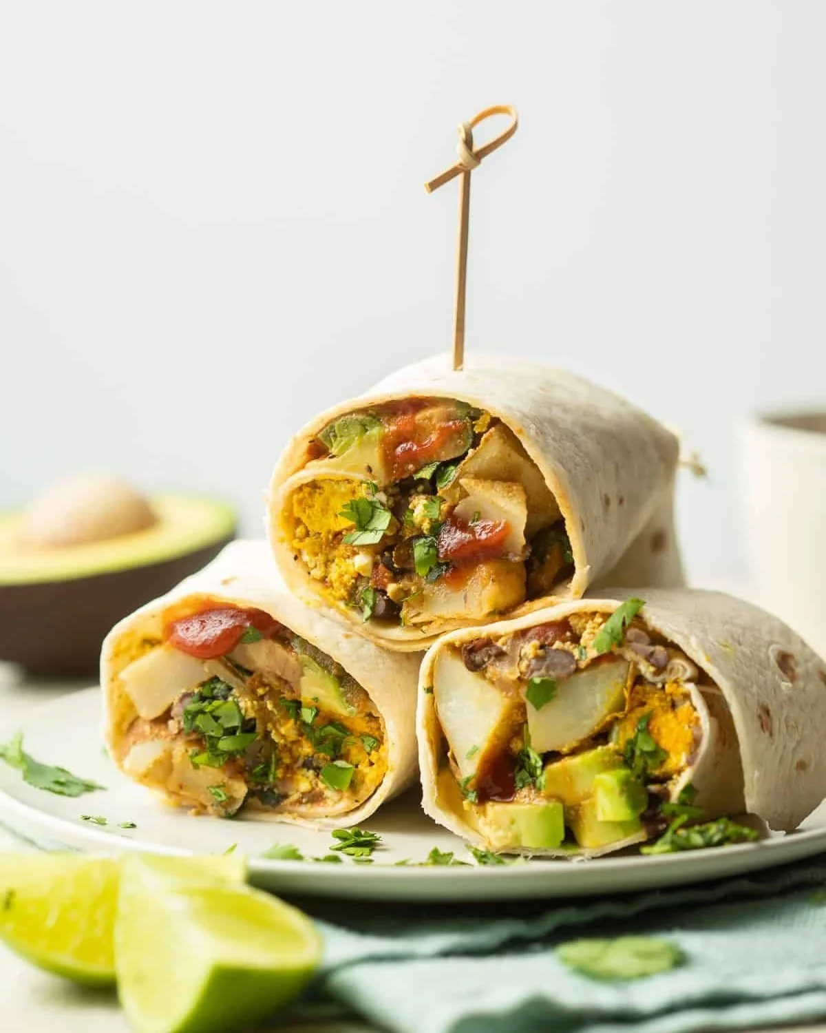 SPICY VEGAN BREAKFAST BURRITOS
