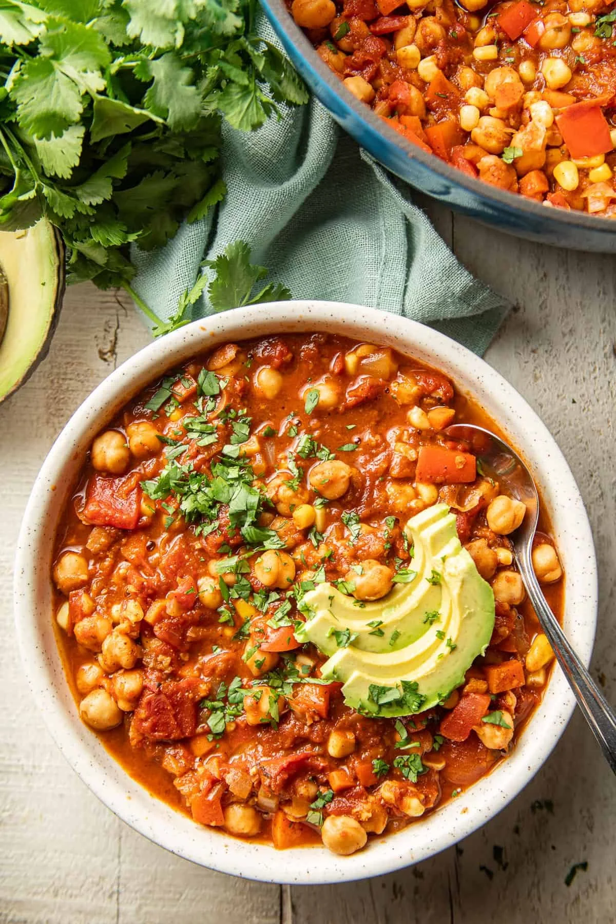 EASY CHICKPEA CHILI