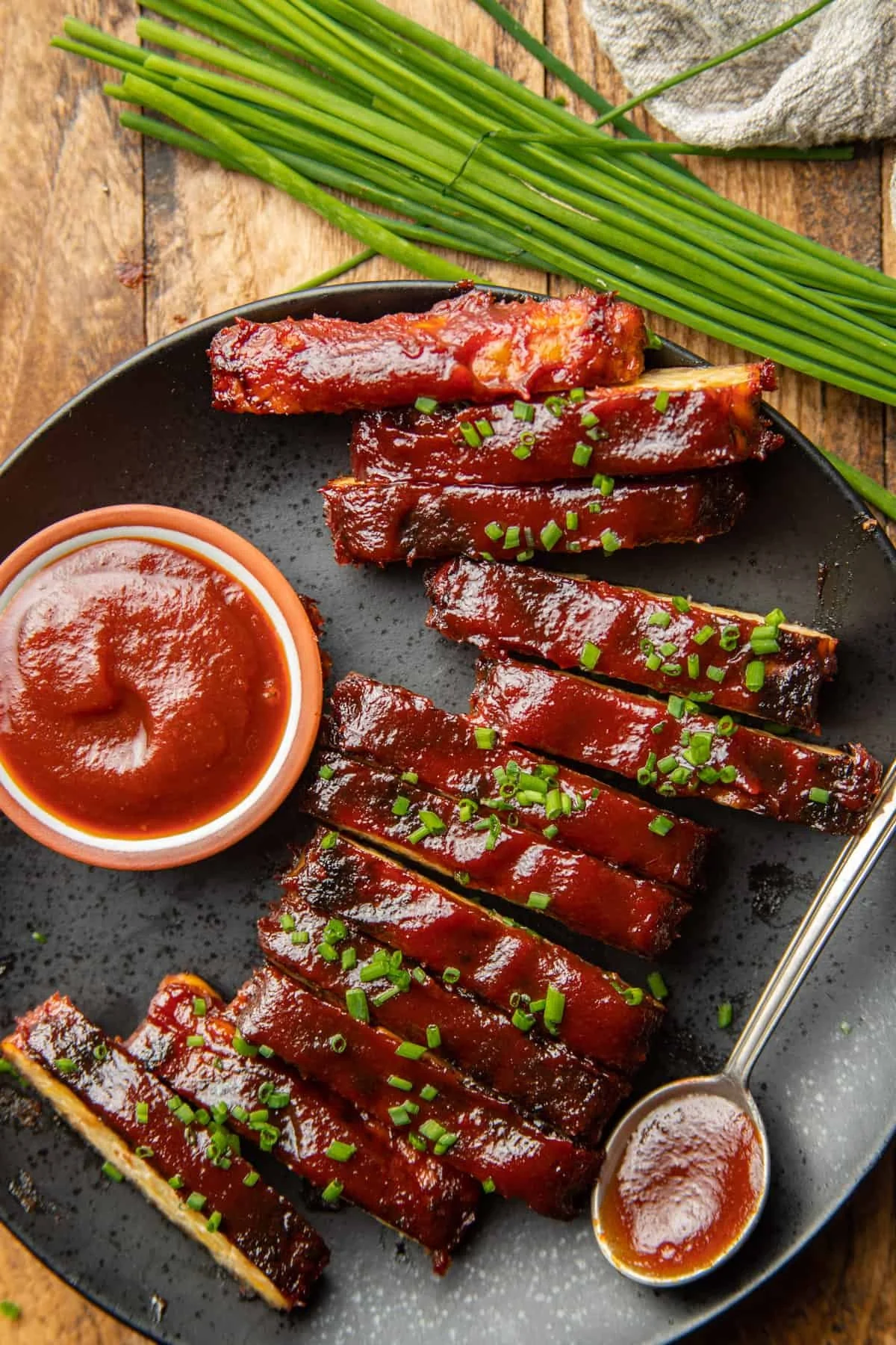 BARBECUE TEMPEH VEGAN RIBS